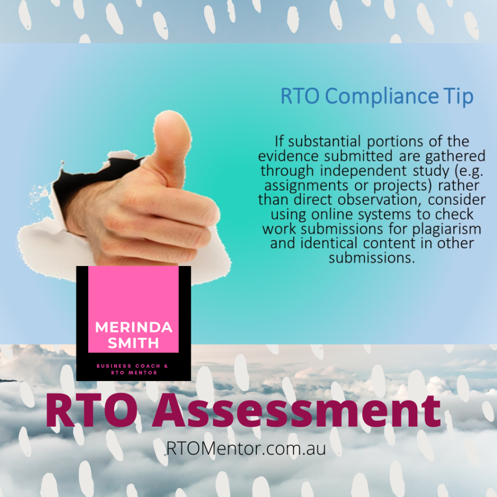 RTO assessment RTO Mentor